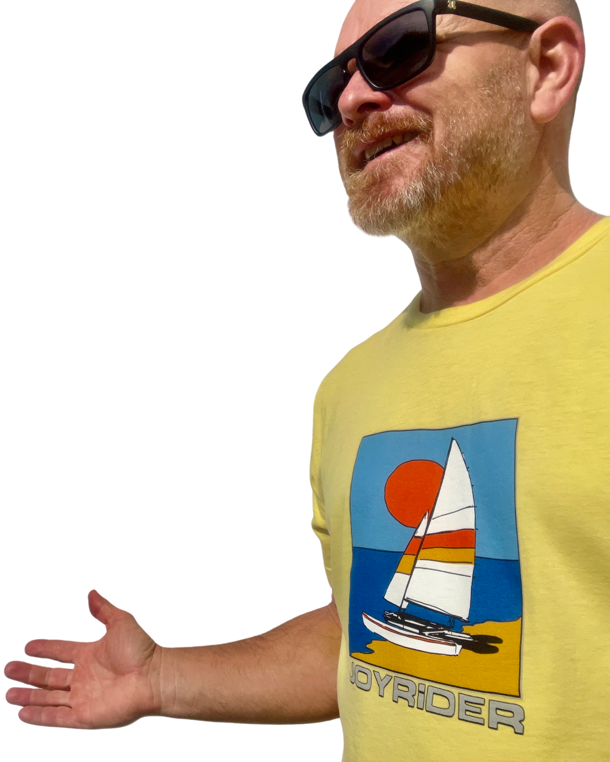Orange Sun Catamaran T-Shirt